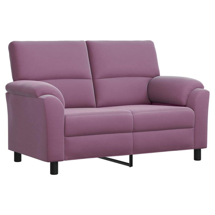 Set de canapea 2 pcs Violet Catifea WALTI