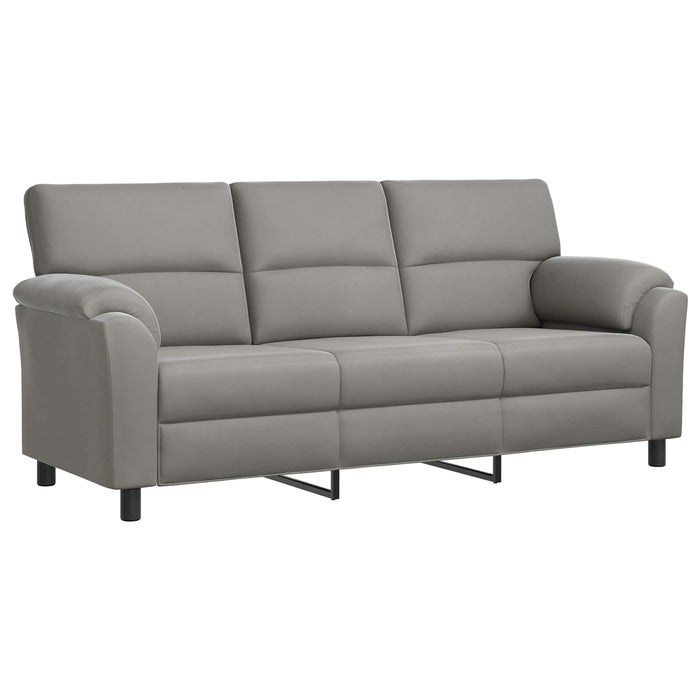 Set de canapea 2 pcs Gri deschis Catifea WALTI