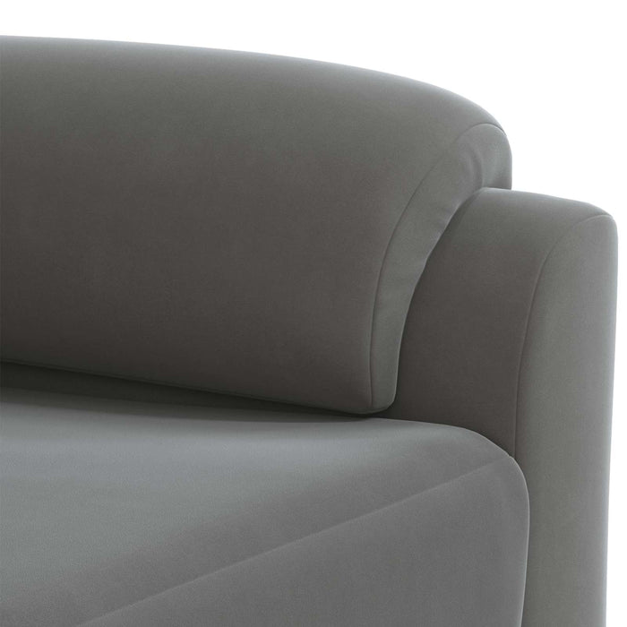 Set de canapea 2 pcs Gri închis Catifea WALTI