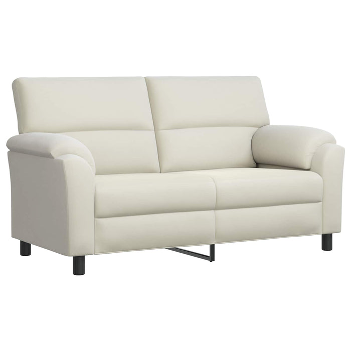 Set de canapea 2 pcs Crem Catifea WALTI