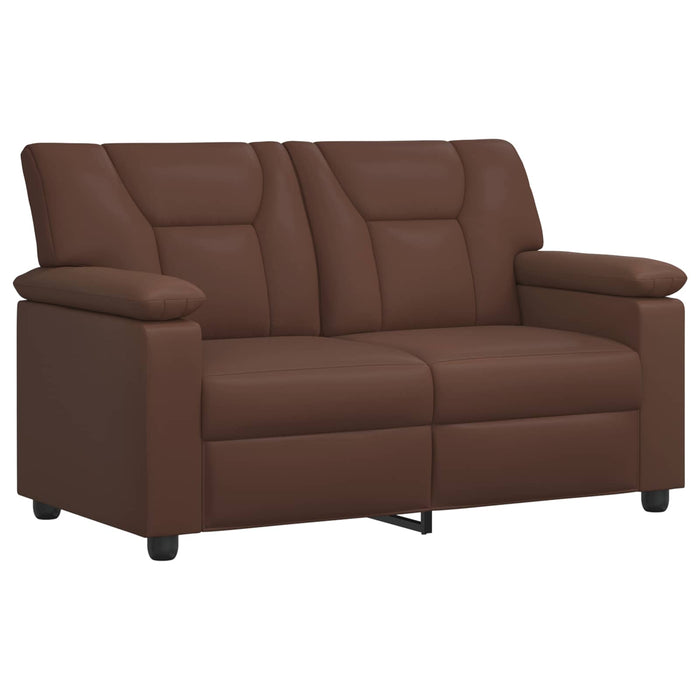 Set de canapea 2 pcs Maro Piele artificială WALTI