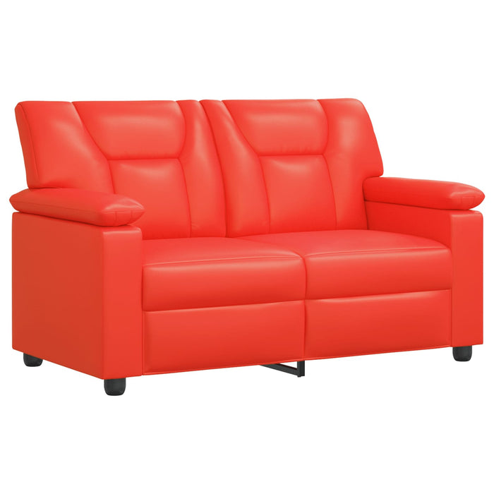 Set de canapea 2 pcs Roșu Piele artificială WALTI