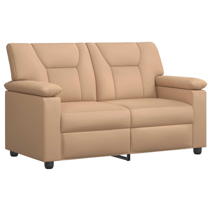 Set de canapea 2 pcs Cappuccino Piele artificială WALTI
