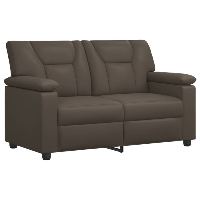 Set de canapea 3 pcs Gri Piele artificială WALTI