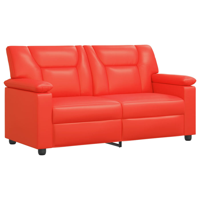 Set de canapea 3 pcs Roșu Piele artificială WALTI