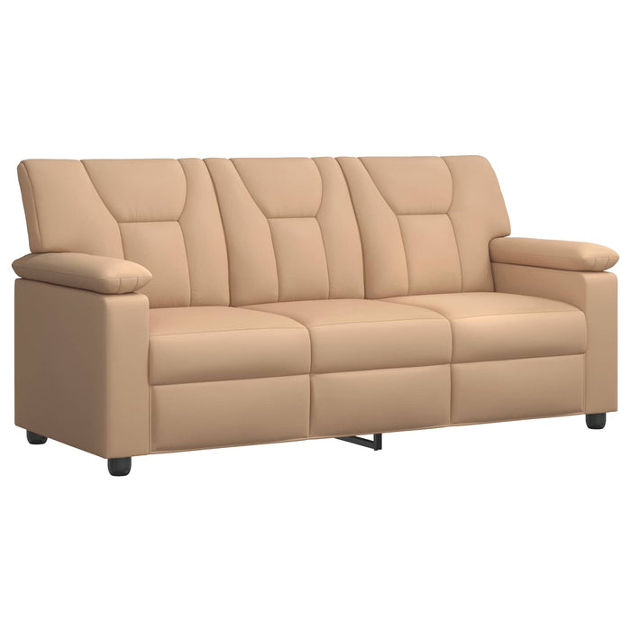 Set de canapea 2 pcs Cappuccino Piele artificială WALTI