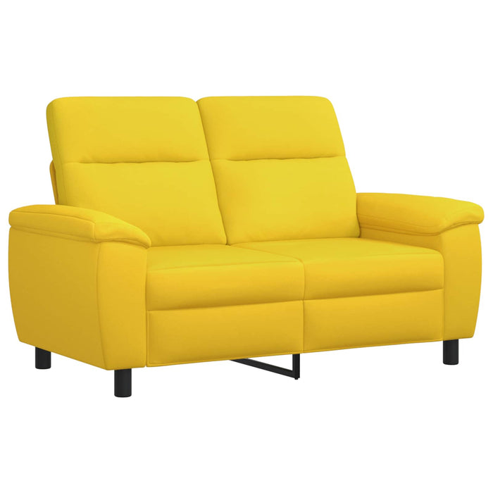 Set de canapea 2 pcs Galben Deschis Țesătură WALTI