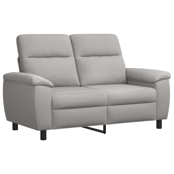 Set de canapea 2 pcs Gri nori Țesătură WALTI