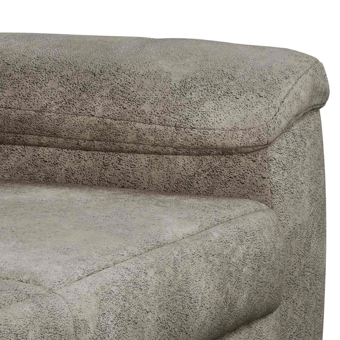 Set de canapea 2 pcs Gri deschis Piele Suedată Sintetică WALTI