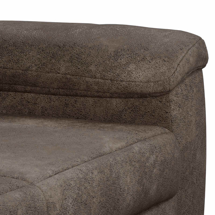 Set de canapea 2 pcs Gri închis Piele Suedată Sintetică WALTI