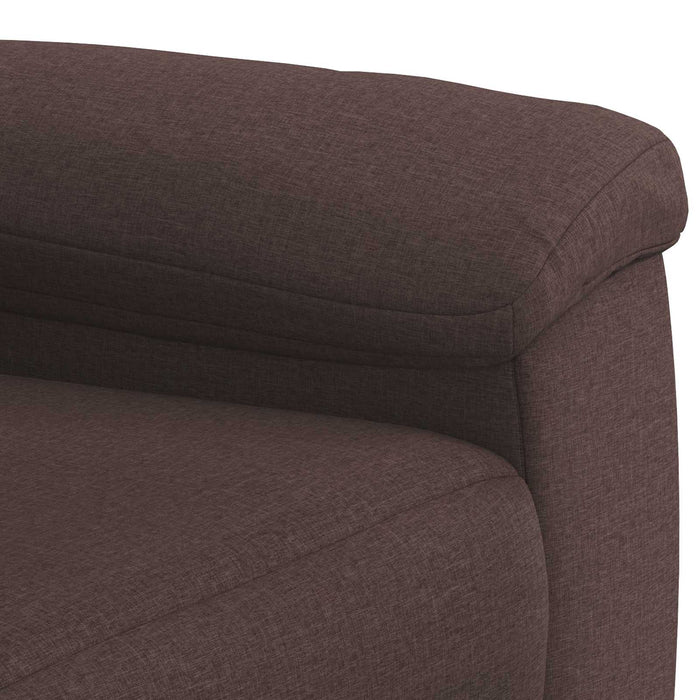 Set de canapea 2 pcs Maro închis Țesătură WALTI