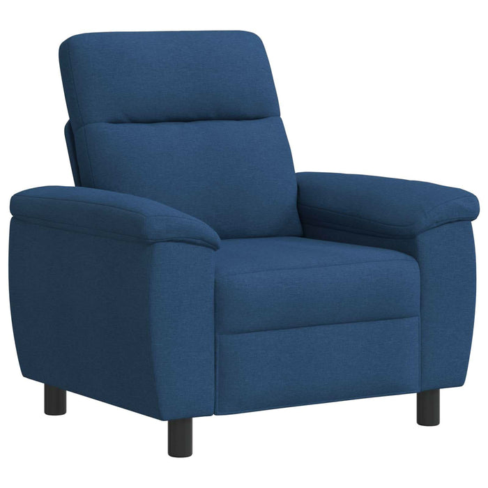 Set de canapea 2 pcs albastru Țesătură WALTI