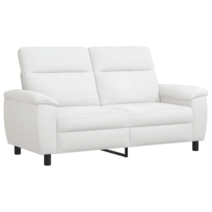 Set de canapea 2 pcs Alb Țesătură WALTI