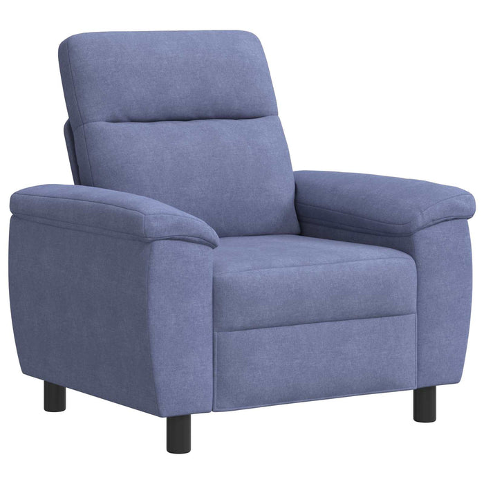 Set de canapea 2 pcs Albastru Jeans Țesătură WALTI