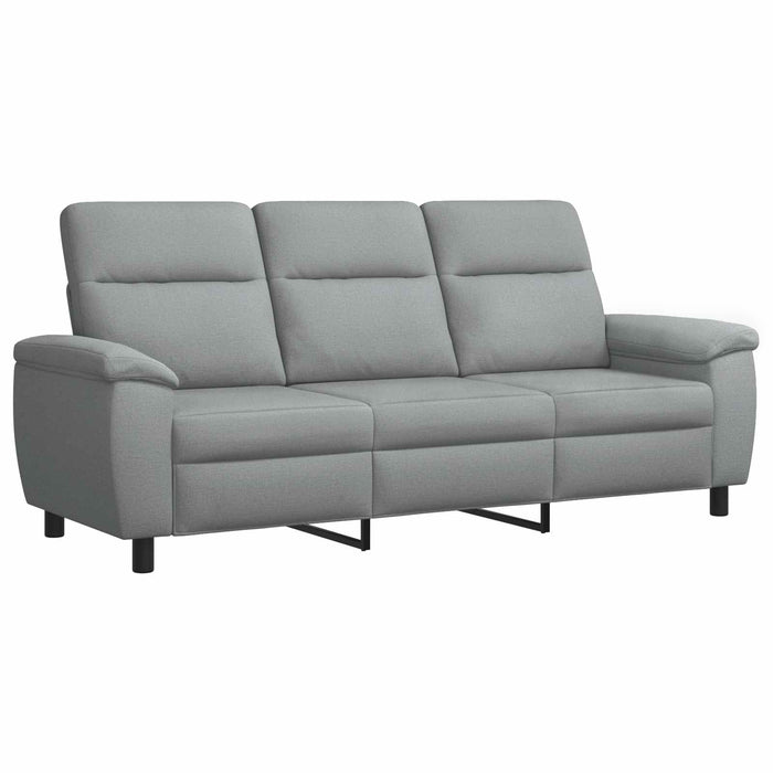 Set de canapea 3 pcs Gri deschis Țesătură WALTI
