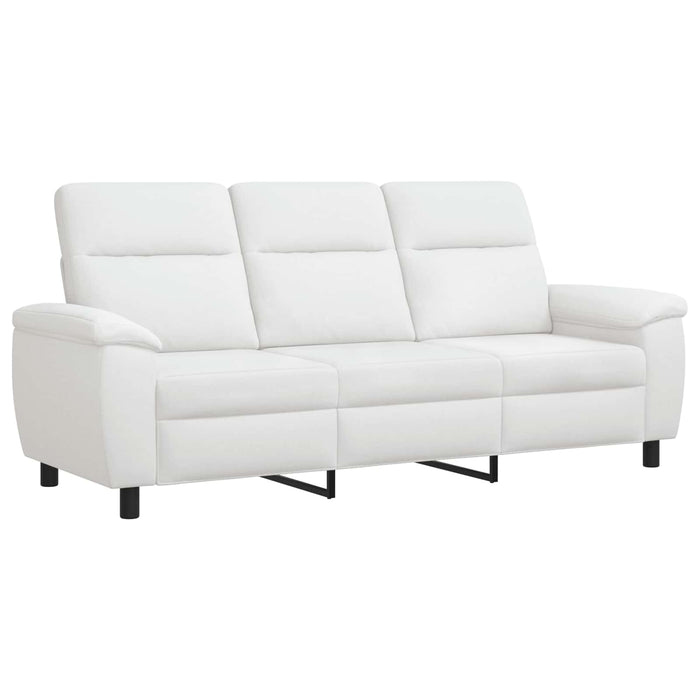 Set de canapea 3 pcs Alb Țesătură WALTI