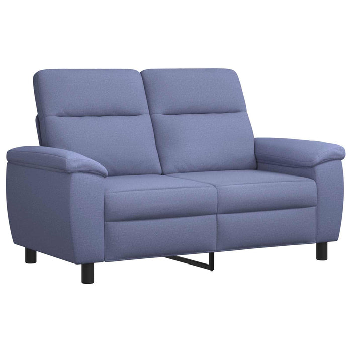 Set de canapea 3 pcs Albastru Jeans Țesătură WALTI