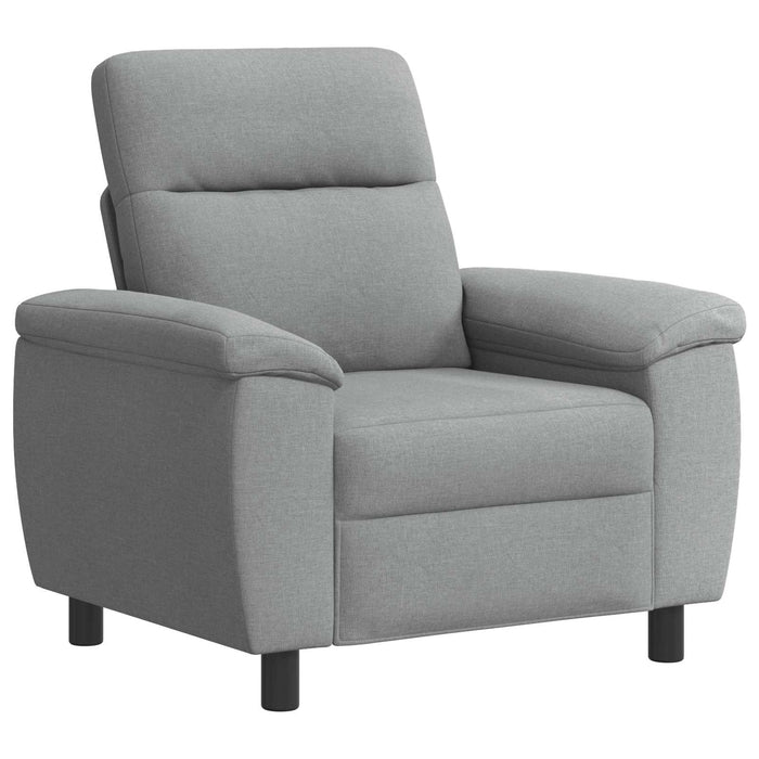 Set de canapea 3 pcs Gri deschis Țesătură WALTI