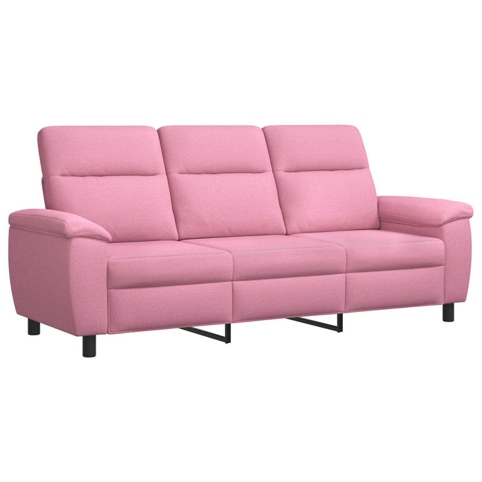 Set de canapea 3 pcs Roz Țesătură WALTI