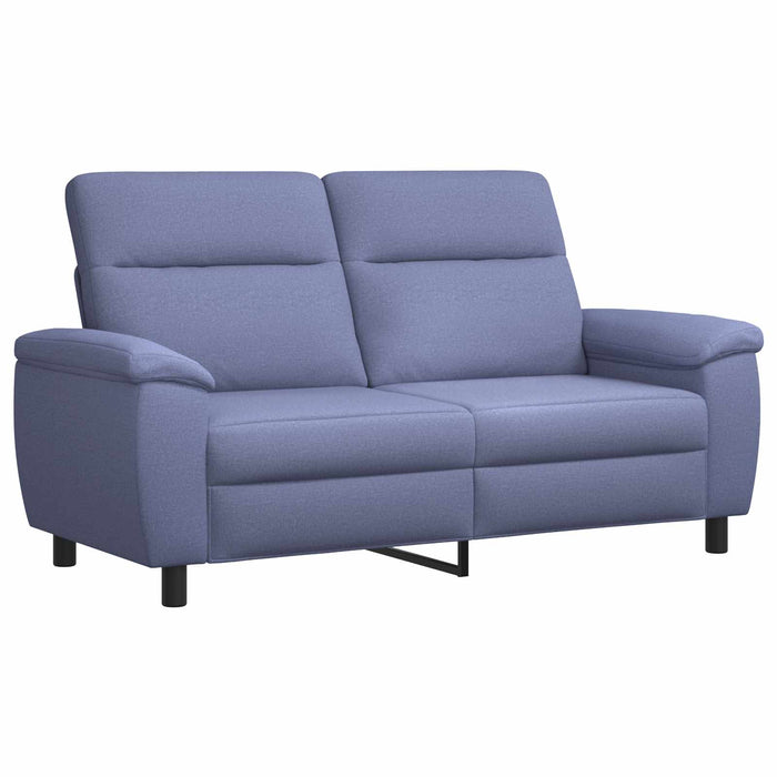 Set de canapea 3 pcs Albastru Jeans Țesătură WALTI