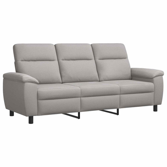 Set de canapea 3 pcs Gri nori Țesătură WALTI