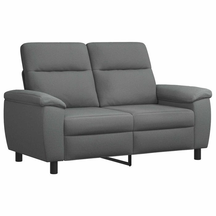 Set de canapea 2 pcs Gri închis Țesătură WALTI
