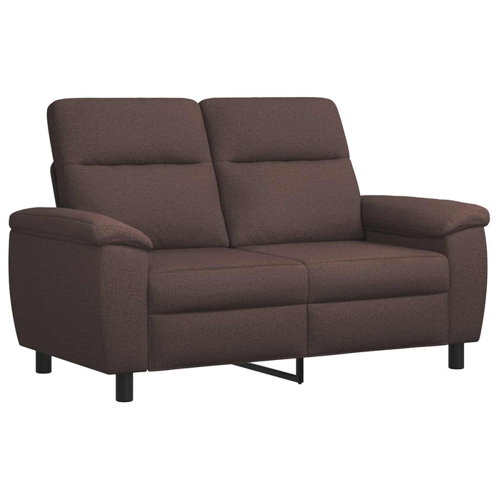 Set de canapea 2 pcs Maro închis Țesătură WALTI