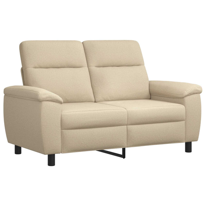 Set de canapea 2 pcs Crem Țesătură WALTI