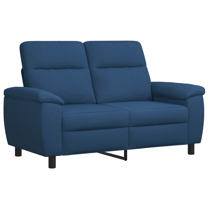 Set de canapea 2 pcs albastru Țesătură WALTI