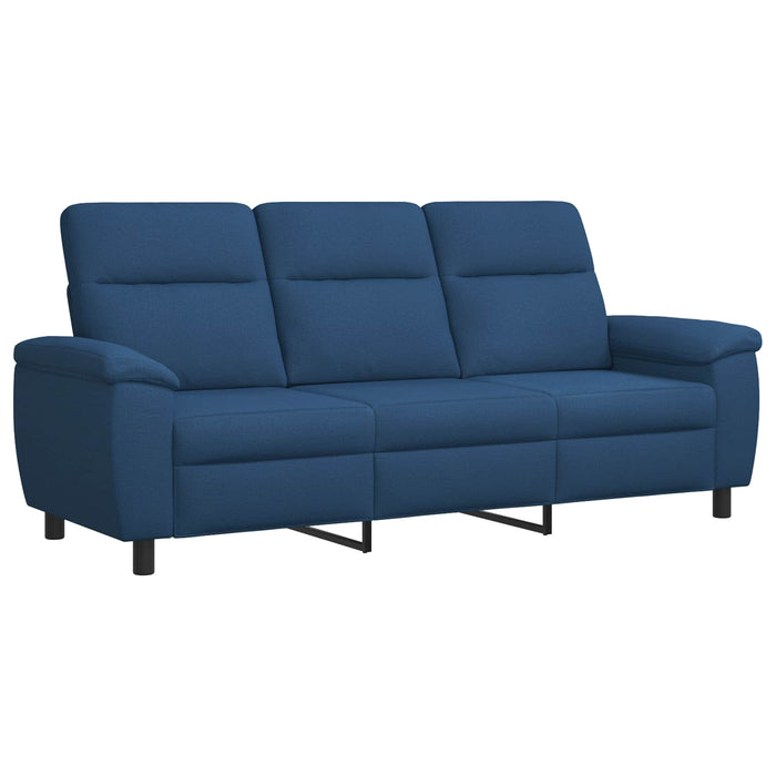 Set de canapea 2 pcs albastru Țesătură WALTI