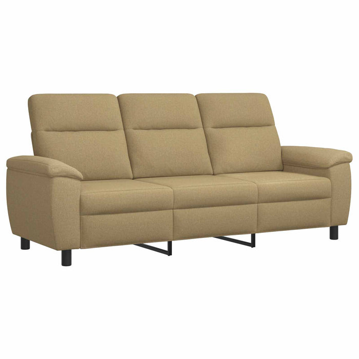 Set de canapea 2 pcs Maro deschis Țesătură WALTI
