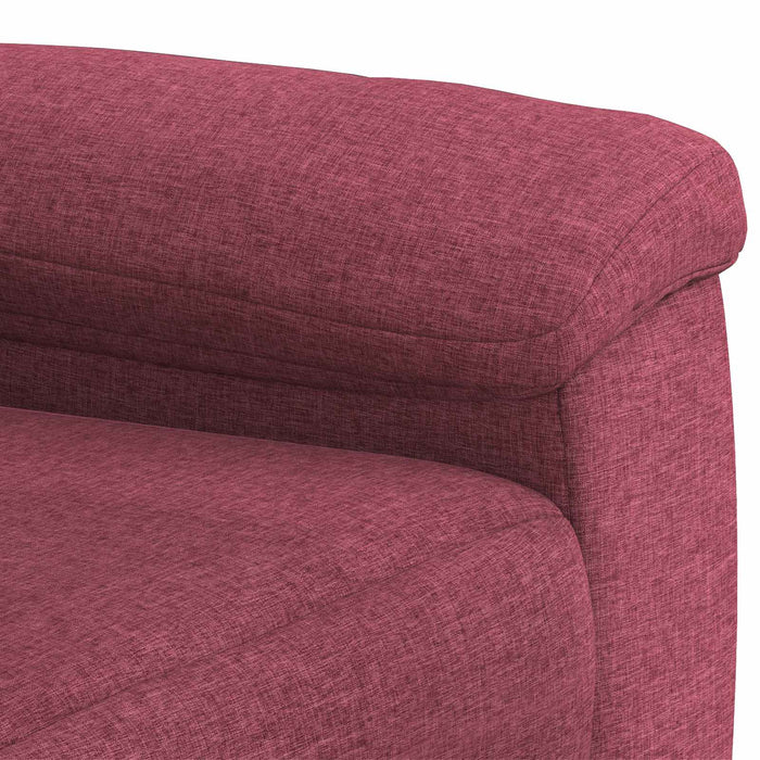 Set de canapea 2 pcs Roșu Vin Țesătură WALTI