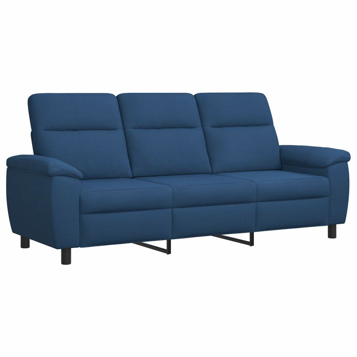 Set de canapea 2 pcs albastru Țesătură WALTI