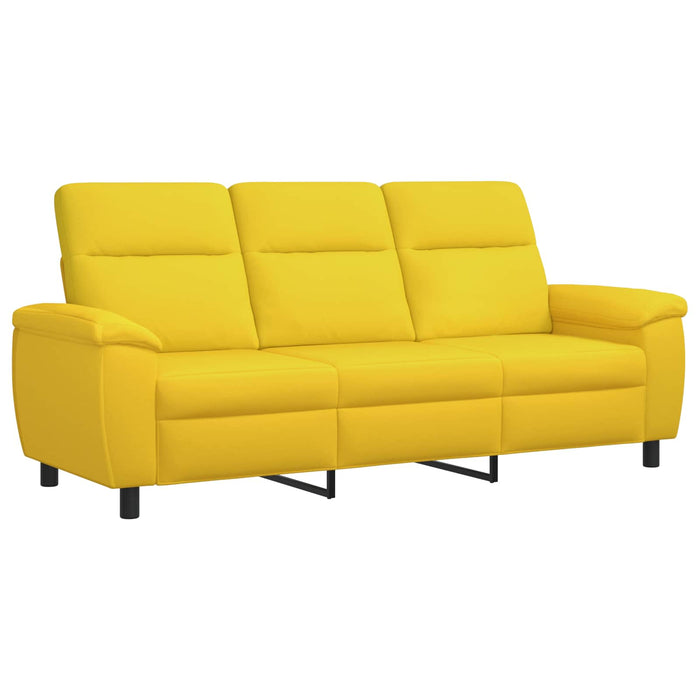 Set de canapea 2 pcs Galben Deschis Țesătură WALTI