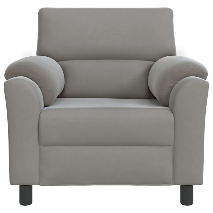 Canapea Gri deschis 94 x 85 x 93 cm Catifea WALTI