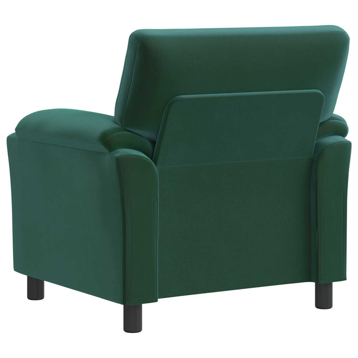 Canapea Verde închis 94 x 85 x 93 cm Catifea WALTI