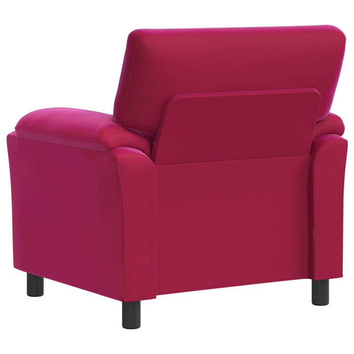 Canapea Roșu Vin 94 x 85 x 93 cm Catifea WALTI