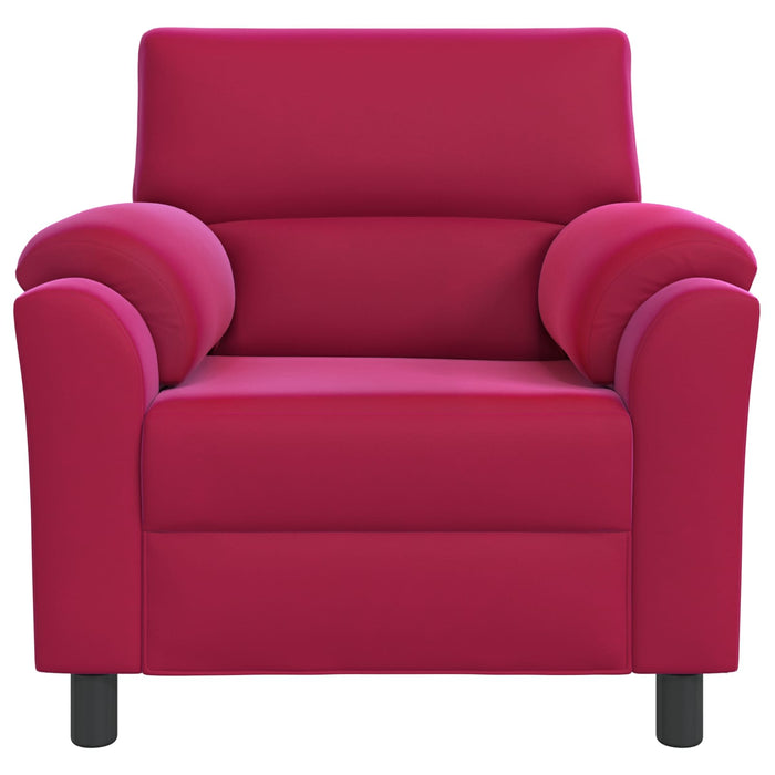 Canapea Roșu Vin 94 x 85 x 93 cm Catifea WALTI