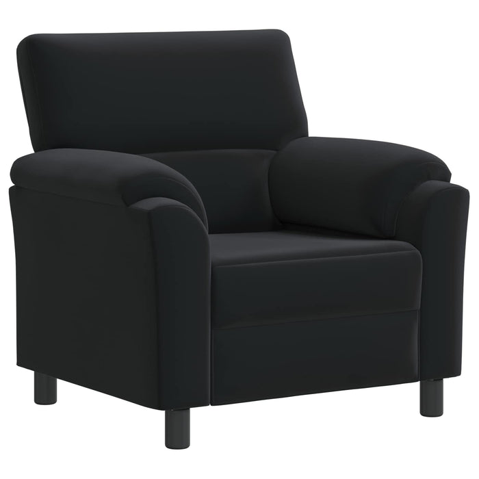 Canapea Negru 94 x 85 x 93 cm Catifea WALTI