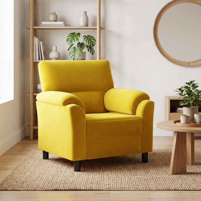 Canapea Galben 94 x 85 x 93 cm Catifea WALTI