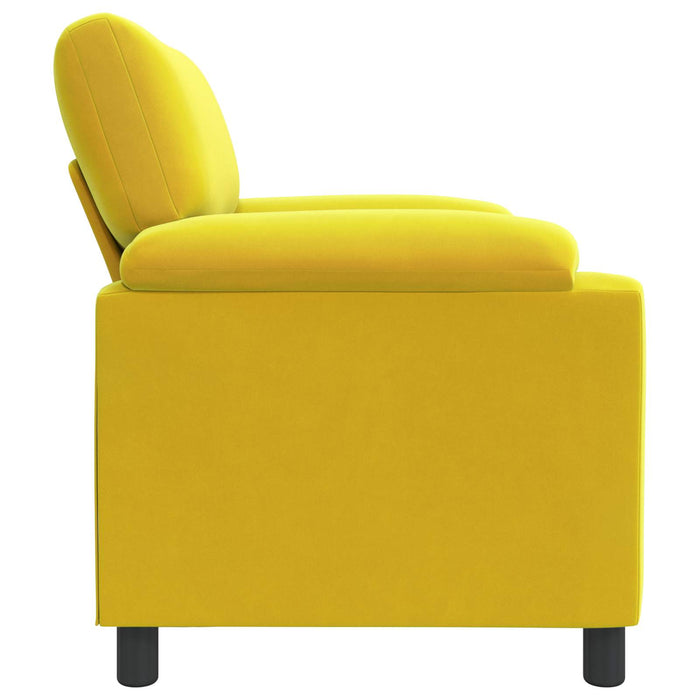 Canapea Galben 94 x 85 x 93 cm Catifea WALTI
