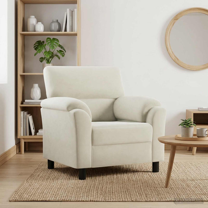 Canapea Crem 94 x 85 x 93 cm Catifea - WALTI WALTI