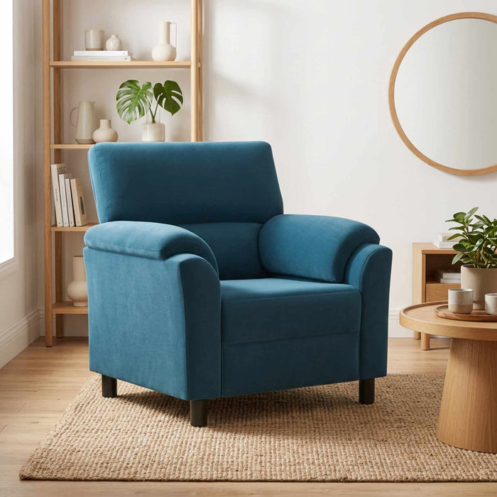 Canapea albastru 94 x 85 x 93 cm Catifea WALTI
