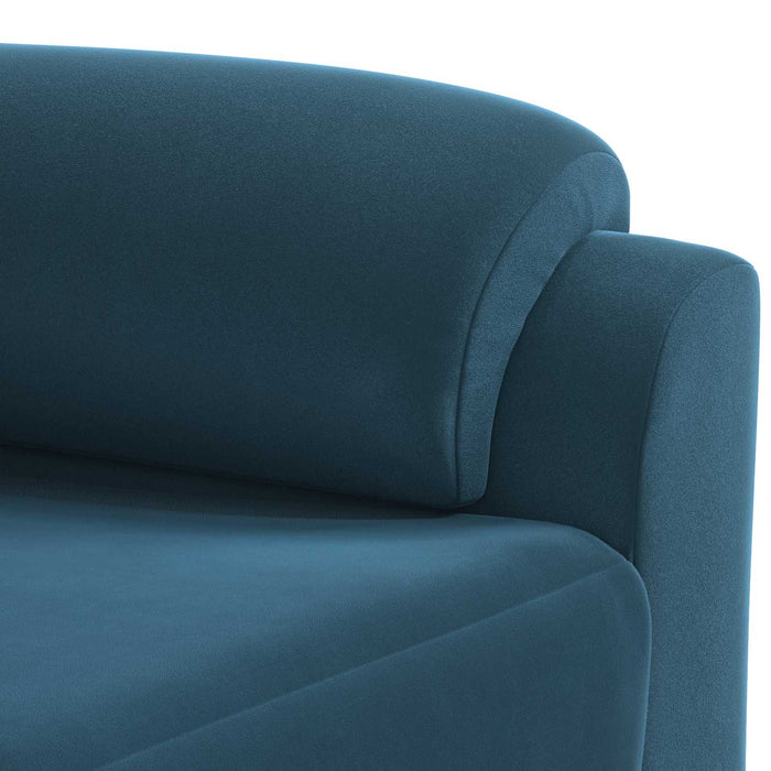 Canapea albastru 94 x 85 x 93 cm Catifea WALTI
