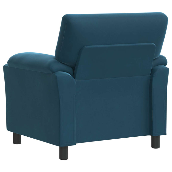 Canapea albastru 94 x 85 x 93 cm Catifea WALTI
