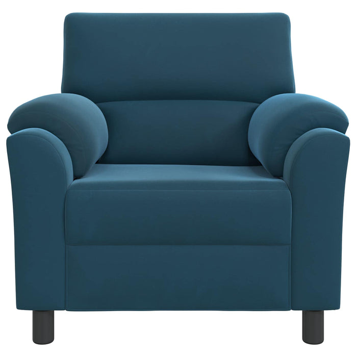 Canapea albastru 94 x 85 x 93 cm Catifea WALTI