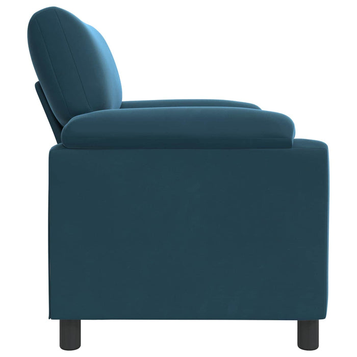 Canapea albastru 94 x 85 x 93 cm Catifea WALTI
