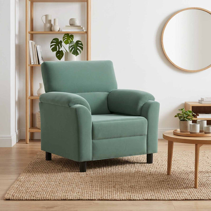Canapea Verde Mării 94 x 85 x 93 cm Catifea WALTI