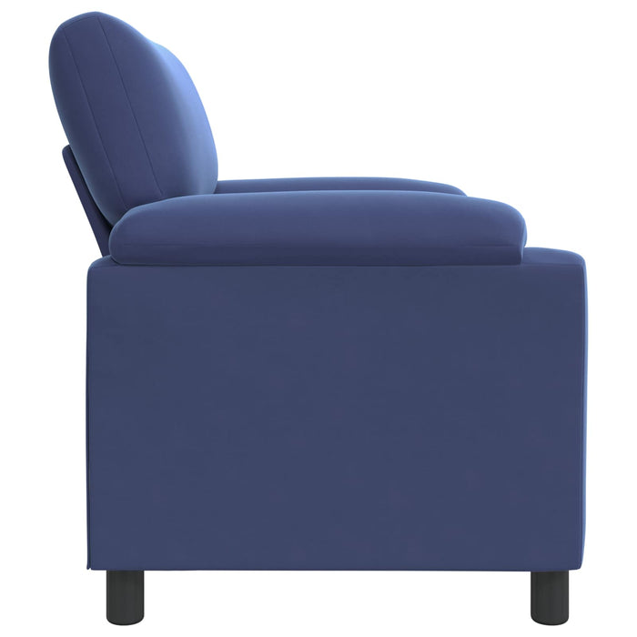 Canapea Albastru Poliție 94 x 85 x 93 cm Catifea WALTI