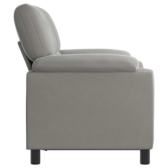 Canapea Gri deschis 154 x 85 x 93 cm Catifea WALTI